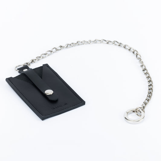 Card holder with chain