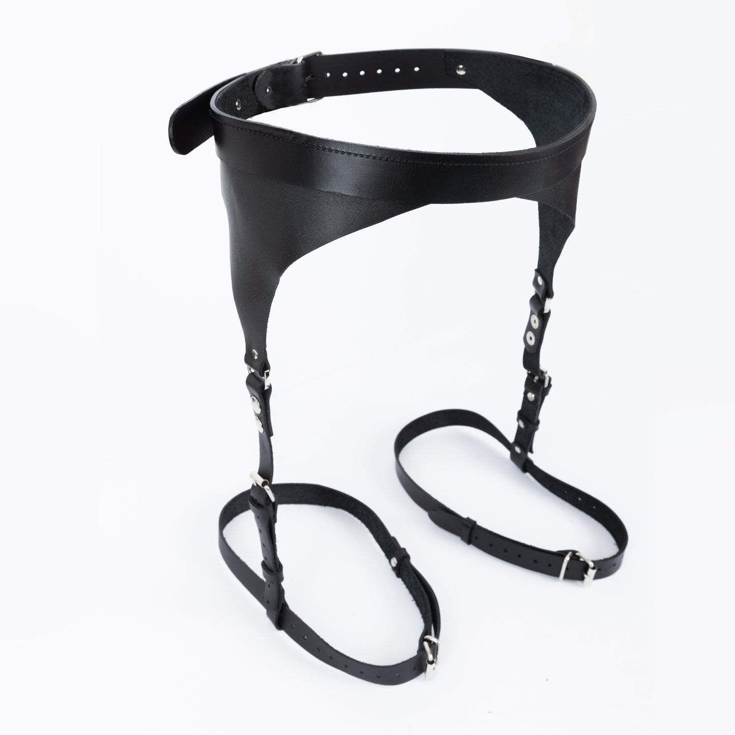 Belt with suspenders