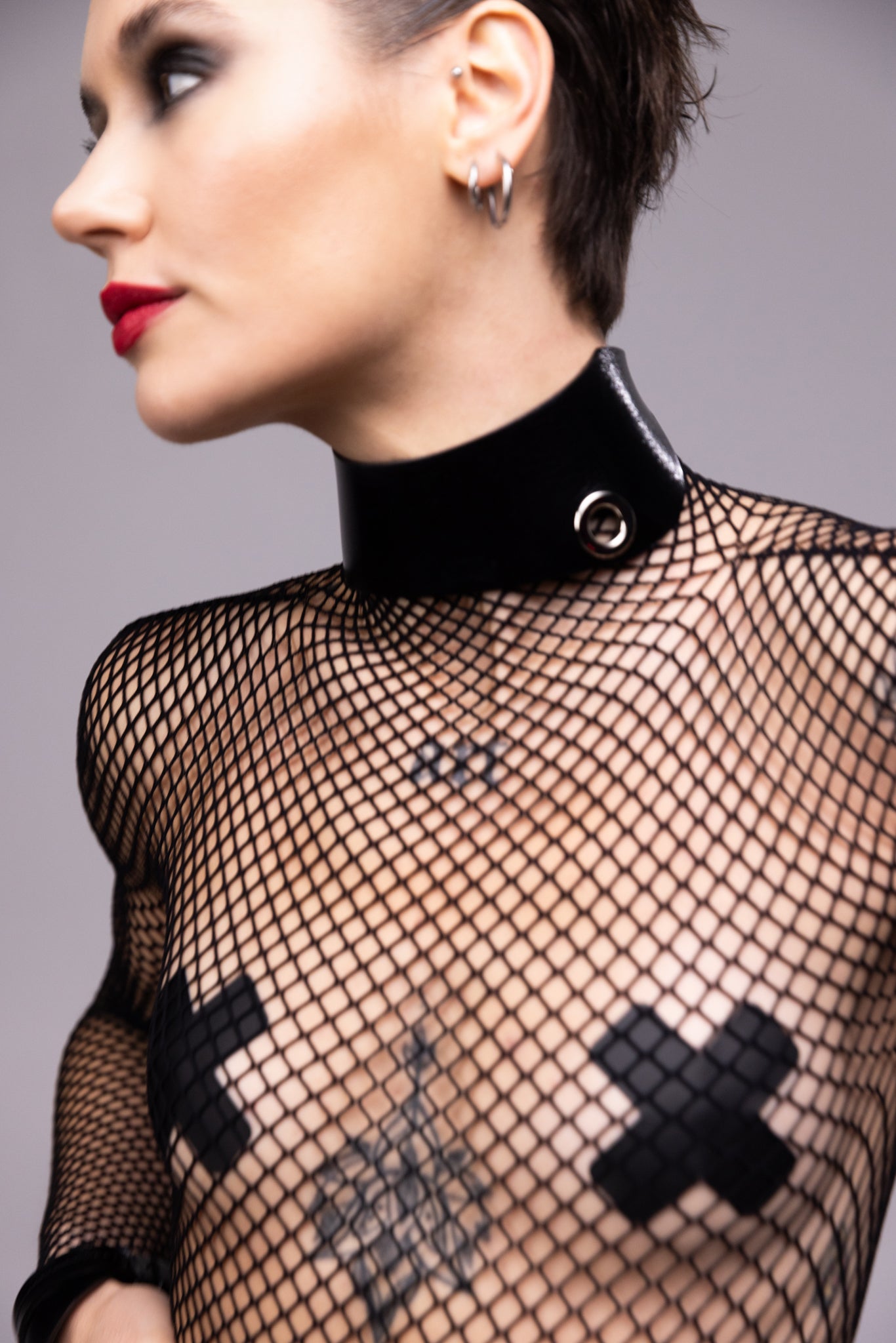 Shiny Leather Choker