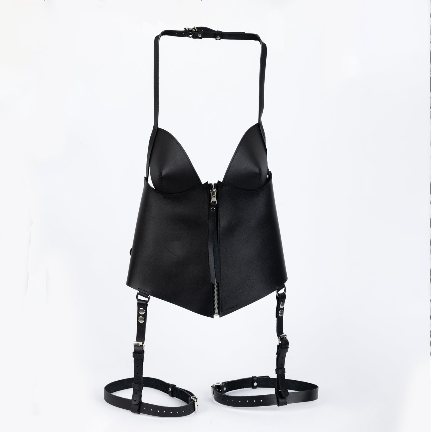 Bustier with suspenders