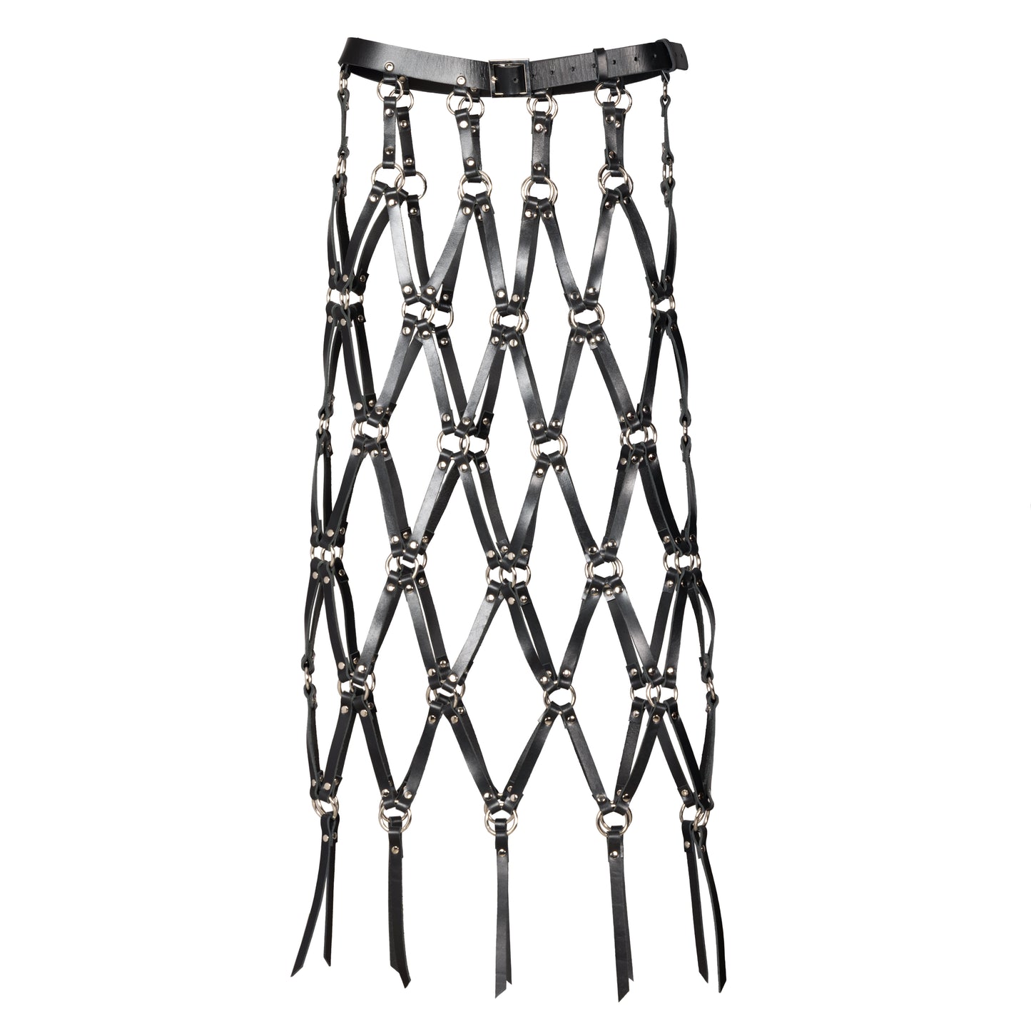 Leather Cage Harness Skirt