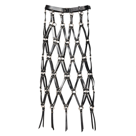 Leather Cage Harness Skirt
