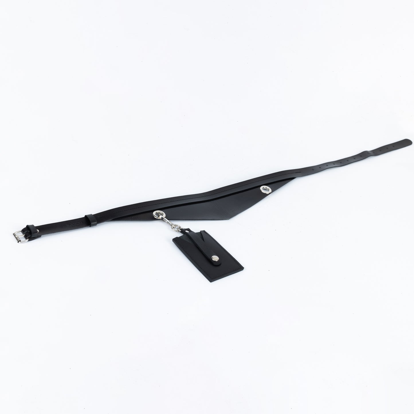 Belt with metal holes