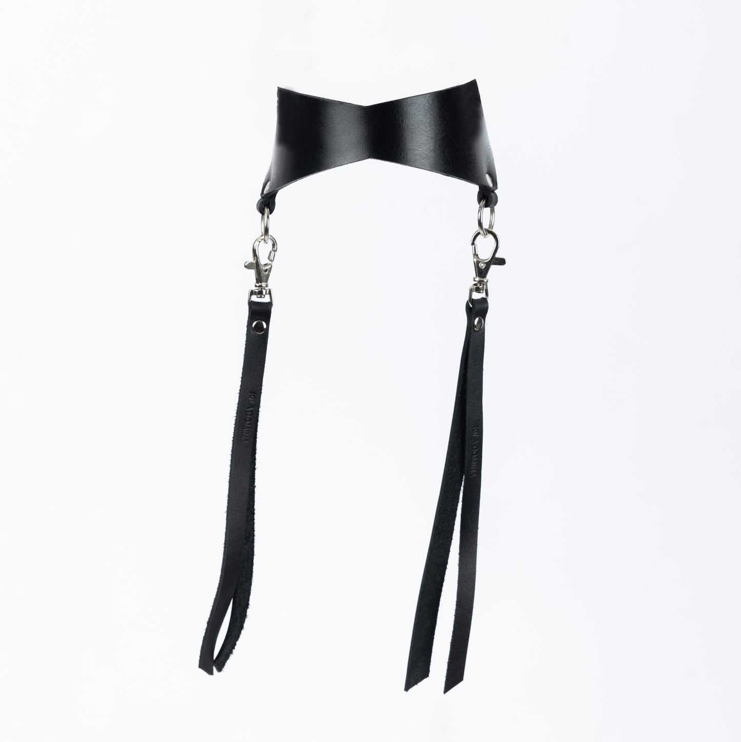 Leather Choker with Tassels